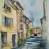 watercolor aquarelle saint paul de vence france 1