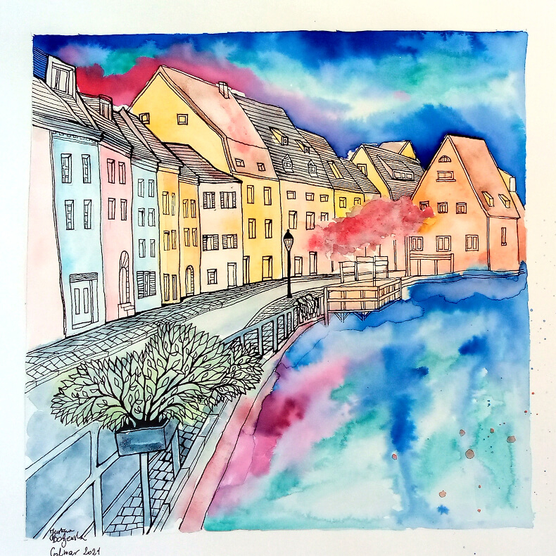 aquarelle colmar 5