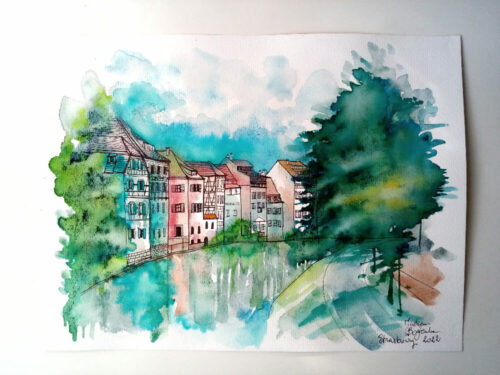 aquarelle strasbourg2 (1)