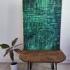 amazonia grand tableau abstrait 90cm x 65cm