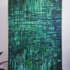 amazonia grand tableau abstrait 90cm x 65cm